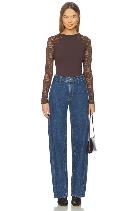 x Intimately FP No Excuses Long Sleeve In Hot Fudge