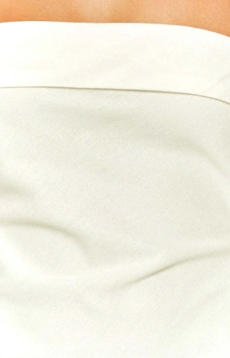 Summer Cream Midi Dress