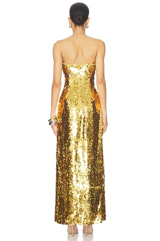 Sculpty Strapless Sequin Dress