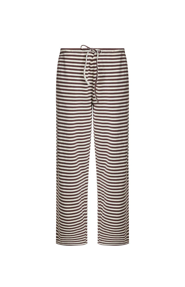 Lioness Bloom Dark Chocolate Stripe Pants