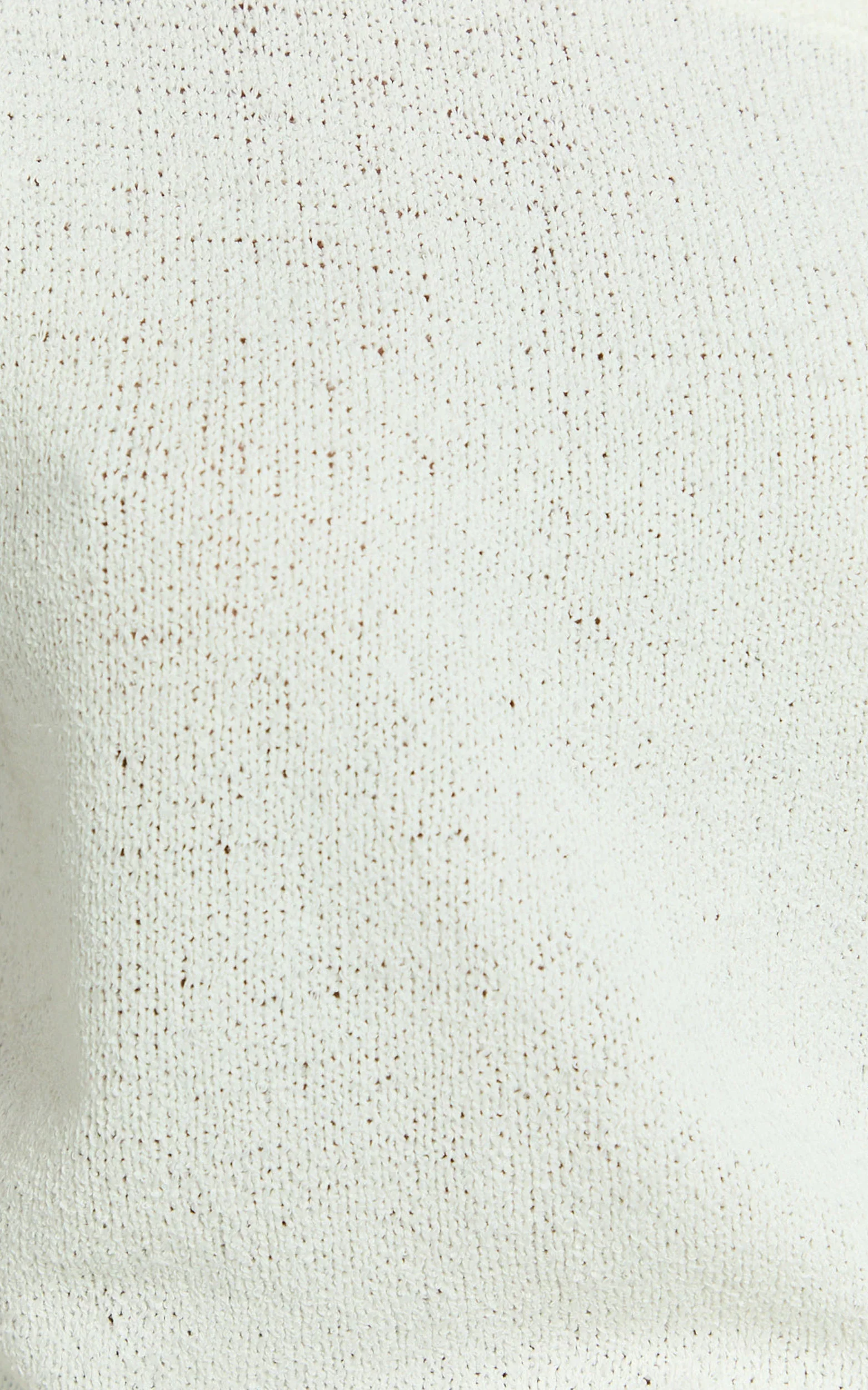 Marilou Top - Knit Off Shoulder Top in White