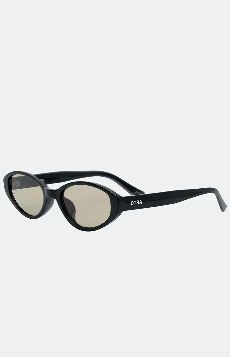 Otra Eyewear Ivy Black Olive Cat Eye Sunglasses