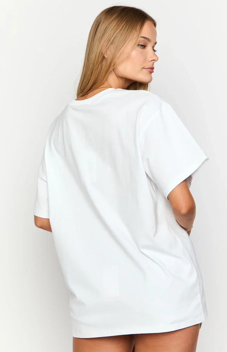 Tropicana White Tee