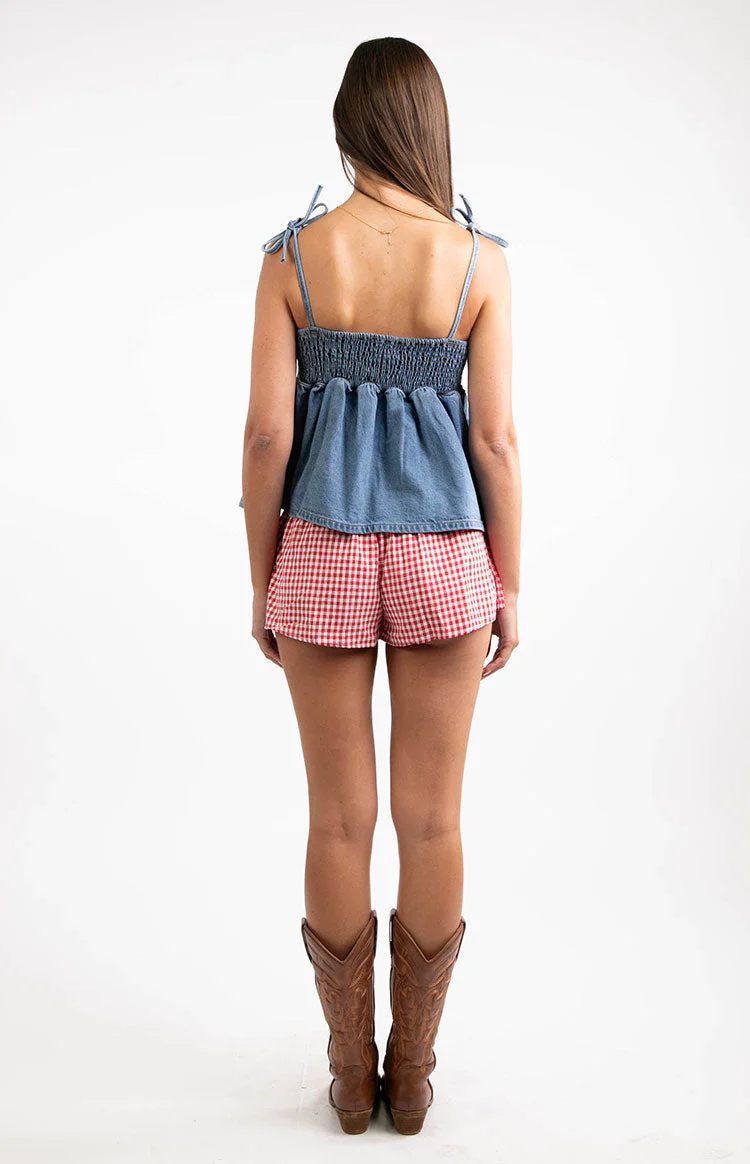 Ethel Blue Denim Top