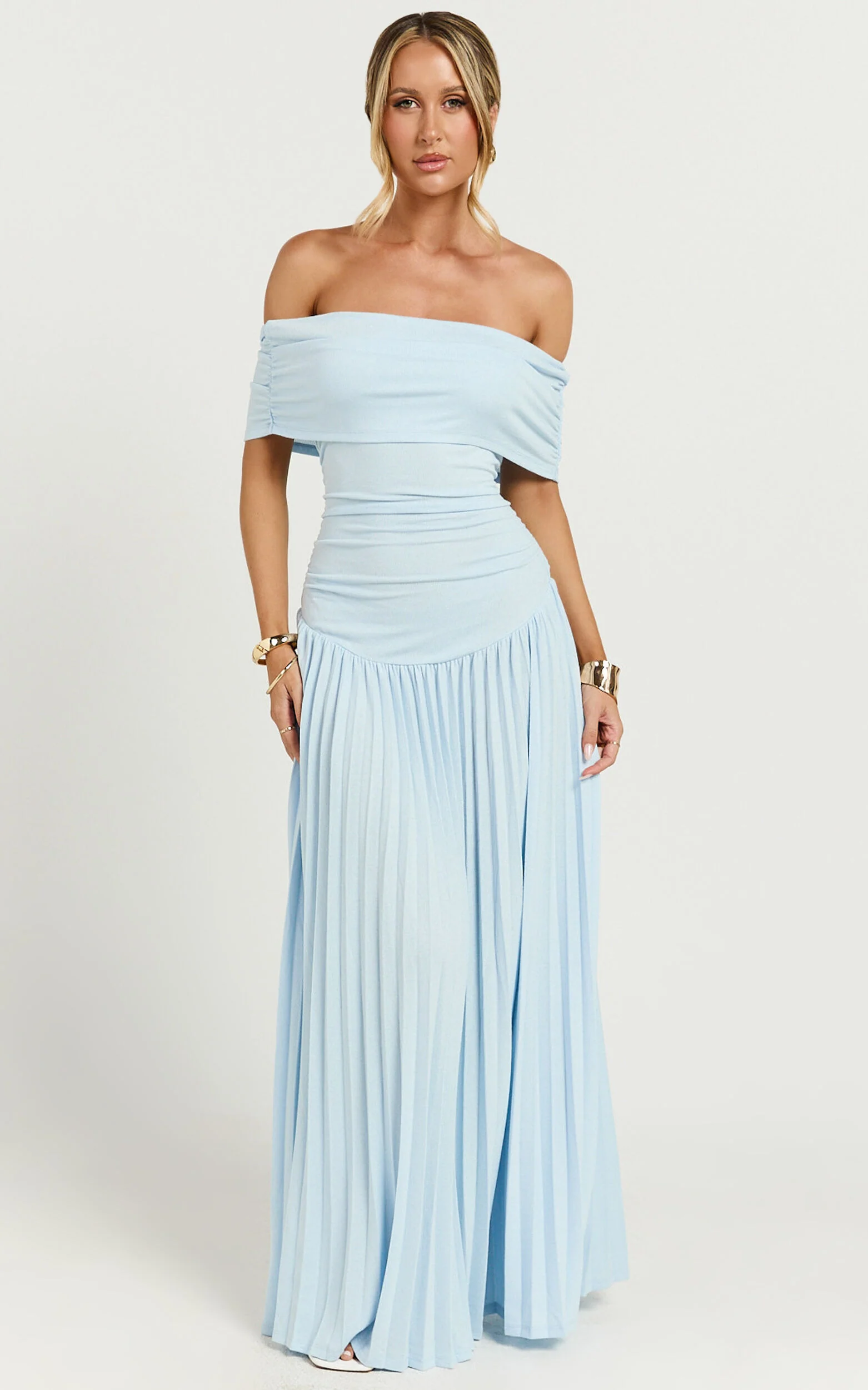 Lioness - Field of Dreams Maxi Dress in Soft Blue