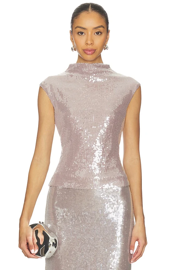 Sabrina Sequin Top