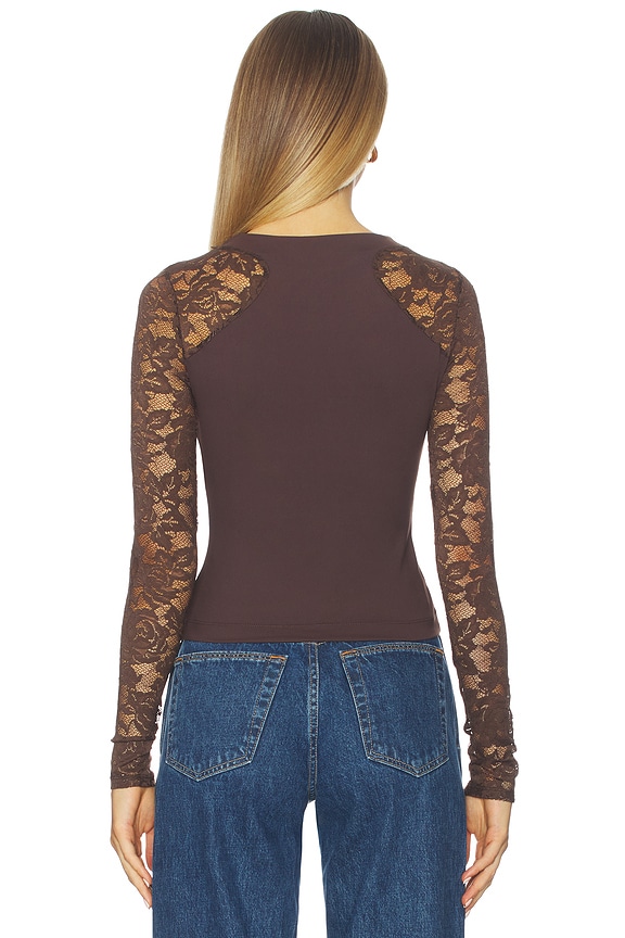 x Intimately FP No Excuses Long Sleeve In Hot Fudge