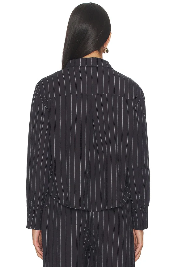 Boxy Button Front Shirt