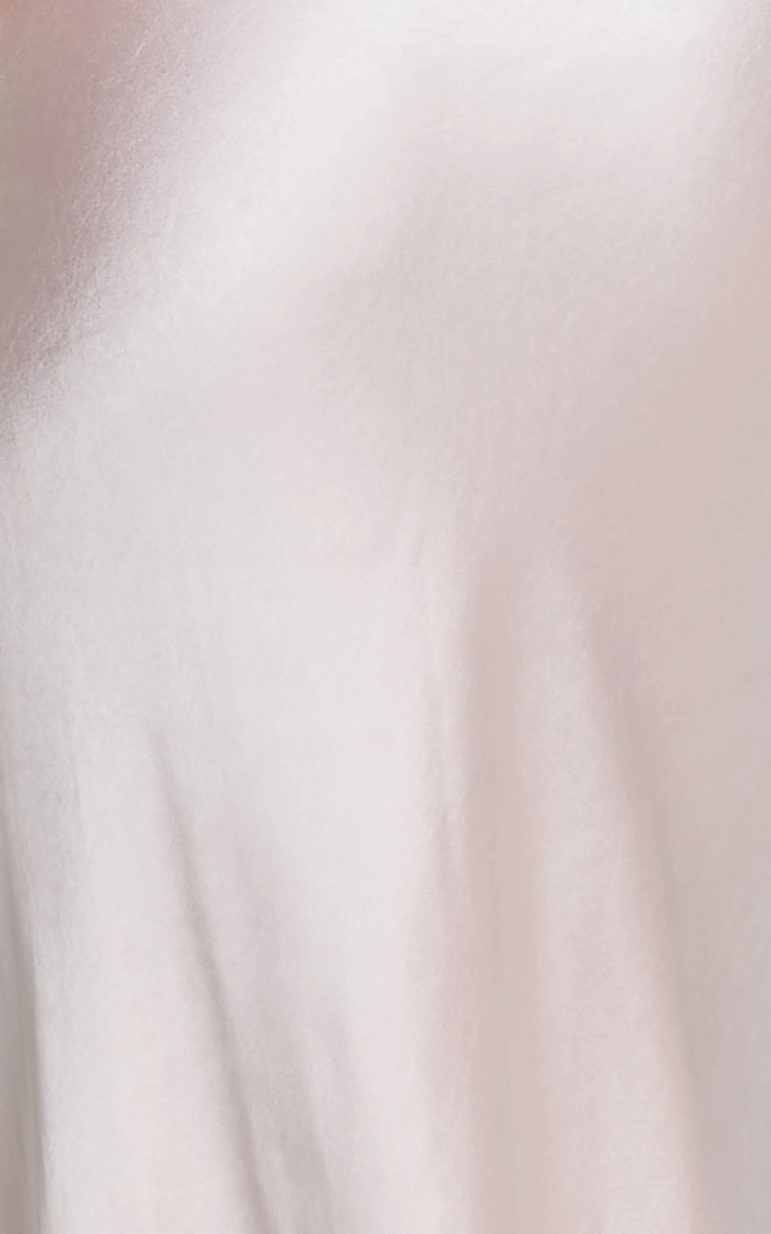 Charlita Maxi Dress - Strapless Cowl Back Satin Dress in Pale Pink