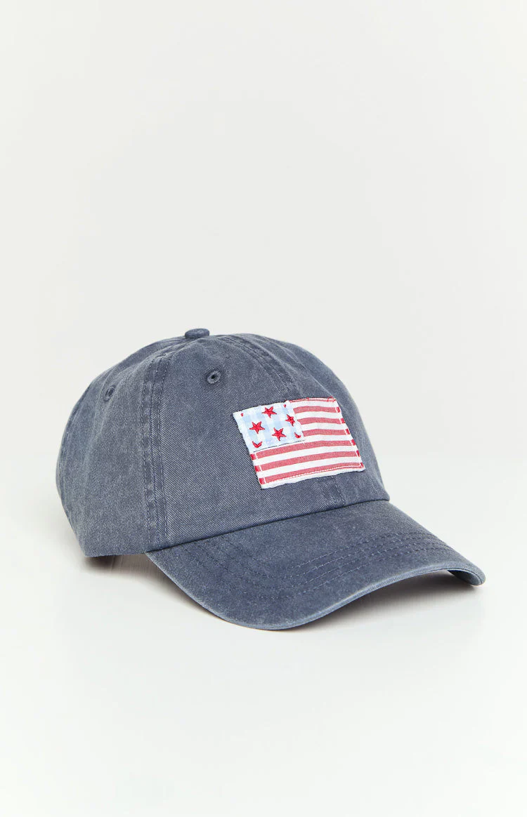 Beginning Navy Washed USA Cap