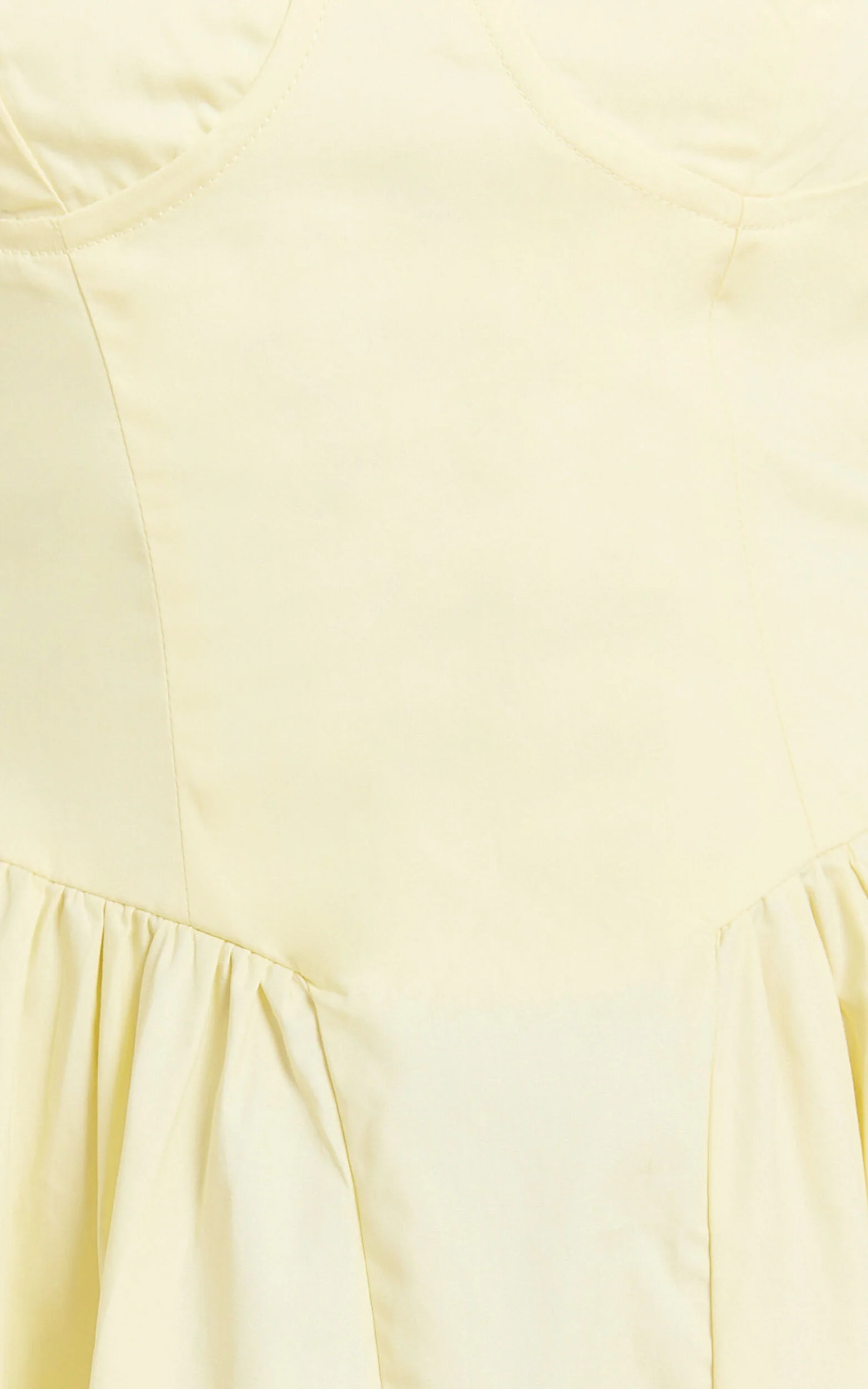 Mhissa Midi Dress - Sweetheart Neck  Fit & Flare Dress in Lemon