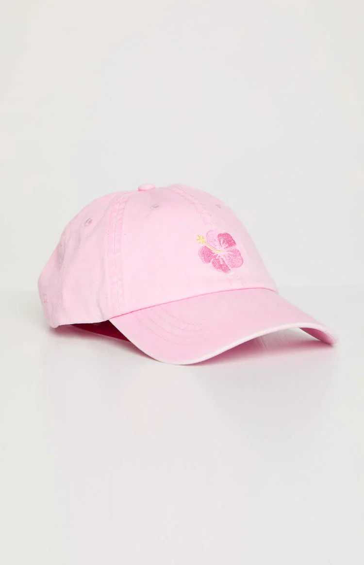 Hibiscus Pink Washed Cap