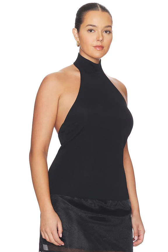 Claudette Halter Knit Top