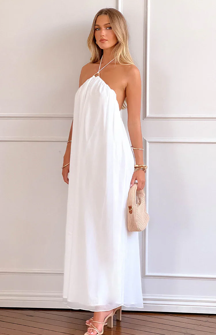 Eric White Maxi Dress