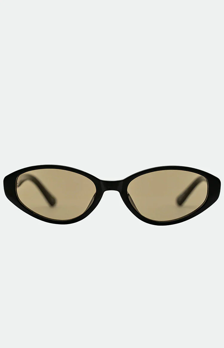 Otra Eyewear Ivy Black Olive Cat Eye Sunglasses