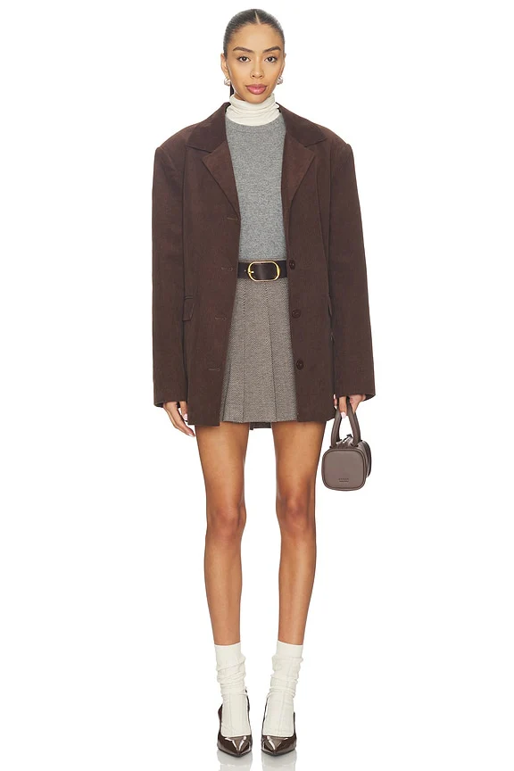 Irina Ponte Pleated Mini Skirt