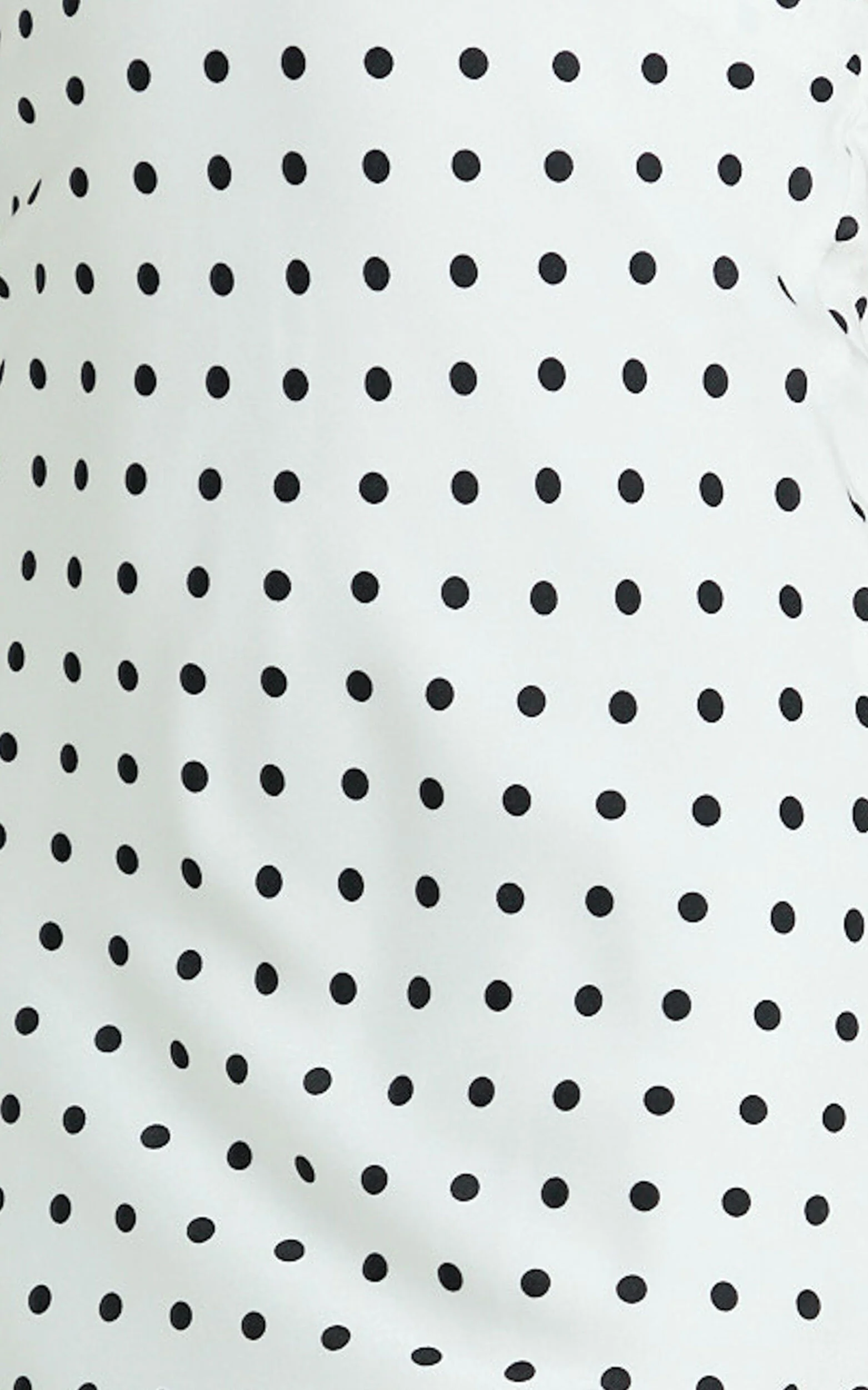 Grayson Midi Dress - Tie Halter Neck Slip Dress in White / Black