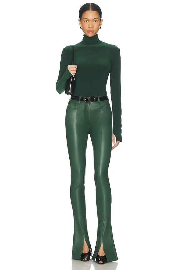 Slim Fit Long Sleeve Turtle Top