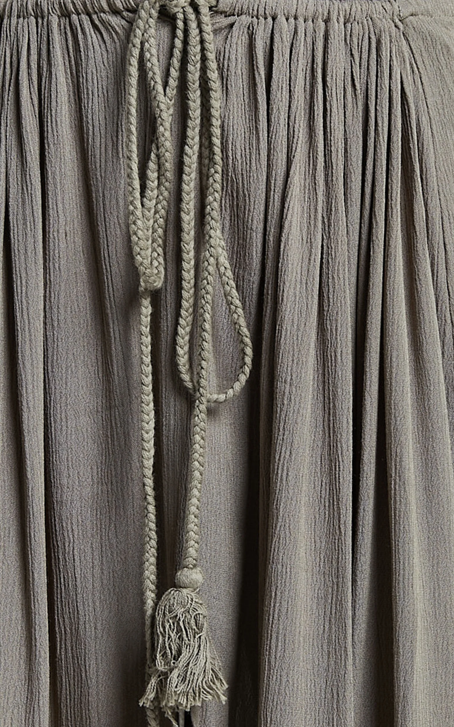 Under The Twilight Maxi Skirt - Thigh Split Skirt in Olive