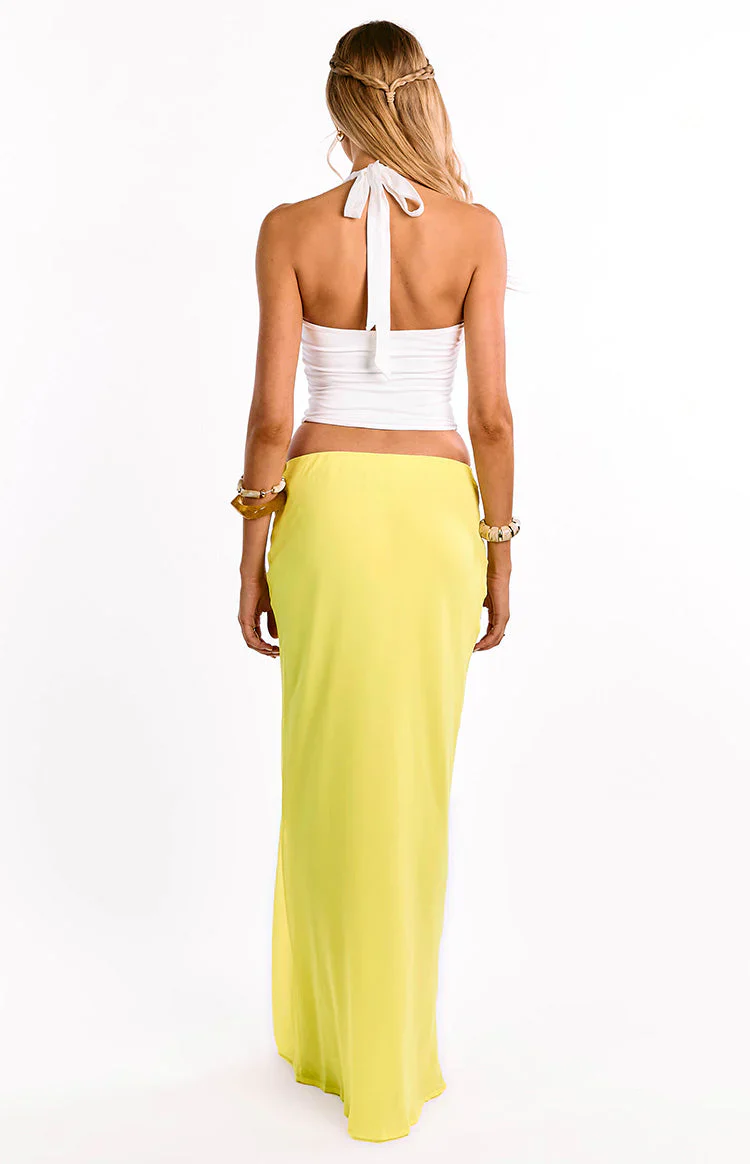 Jacqulin Yellow Maxi Skirt