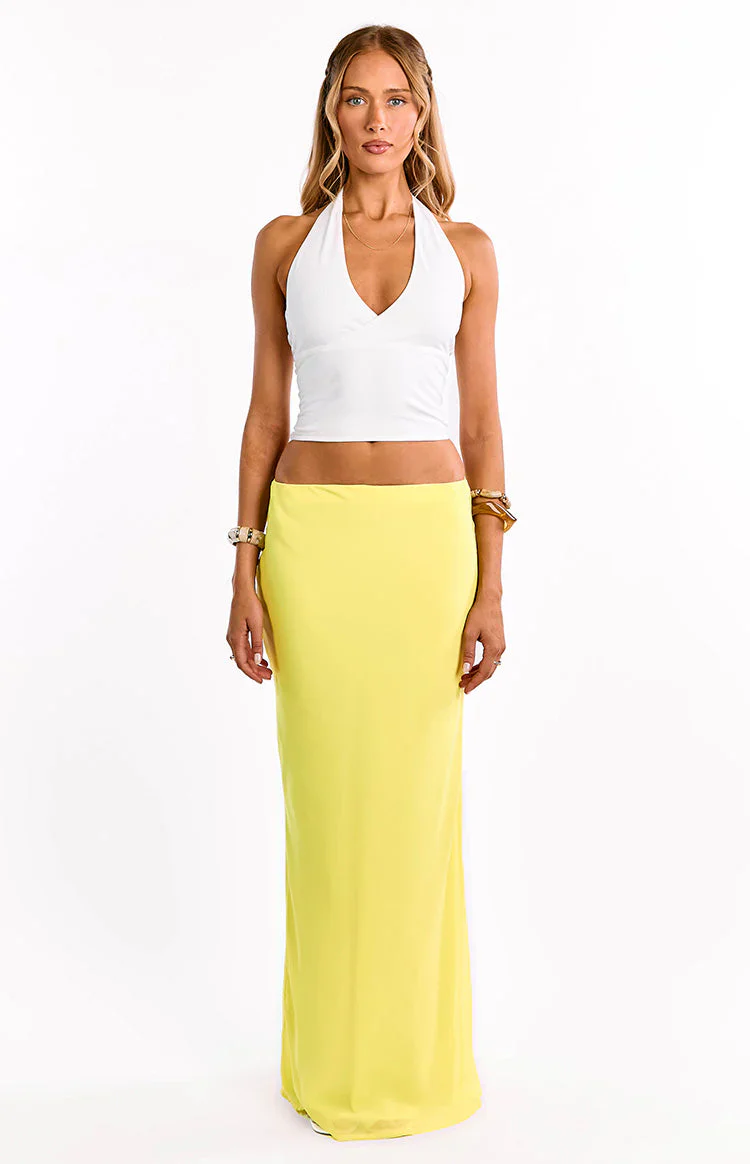 Jacqulin Yellow Maxi Skirt