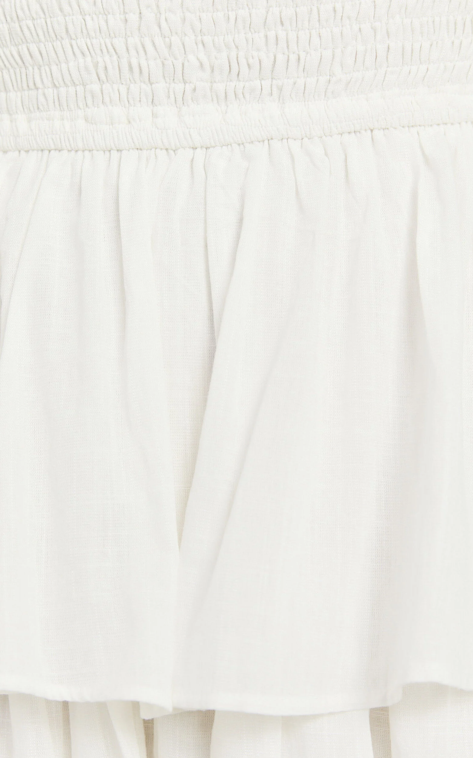 Sezane Maxi Dress - Strapless Tiered Dress in White