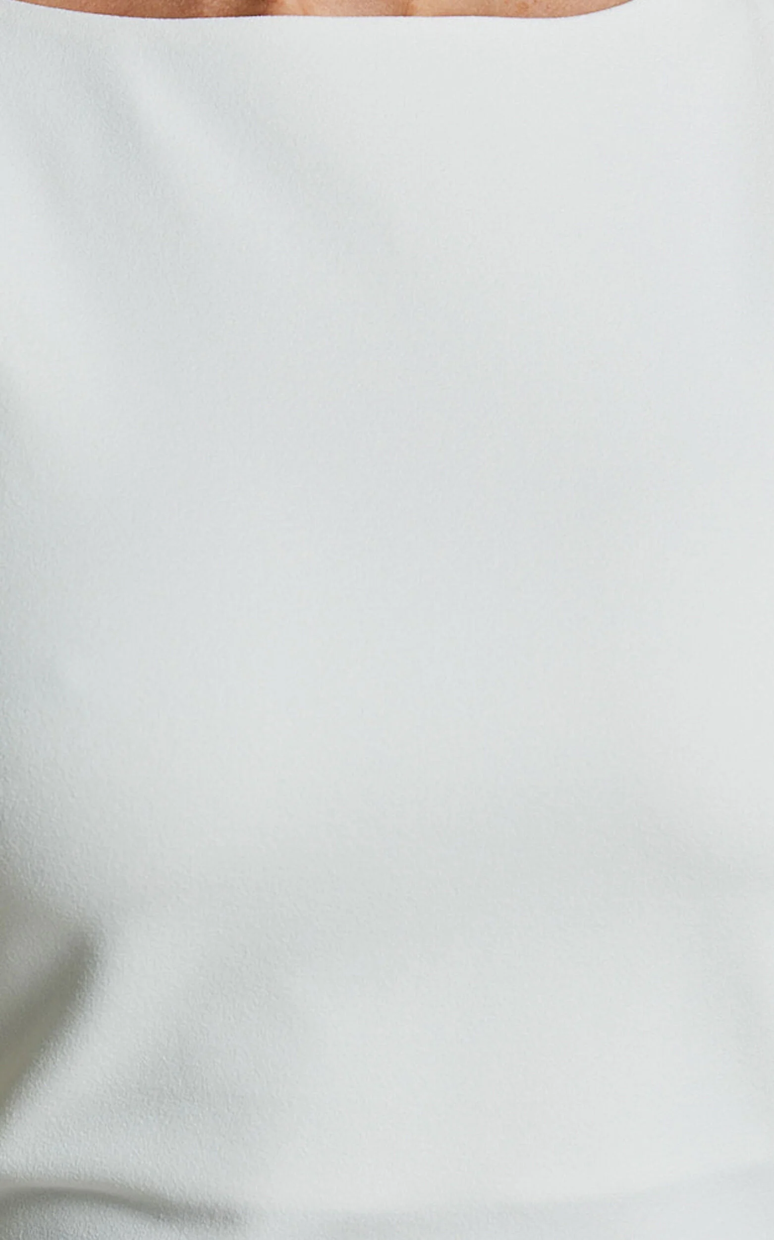 Indi Maxi Dress - Boat Neck Bodycon Dress in White