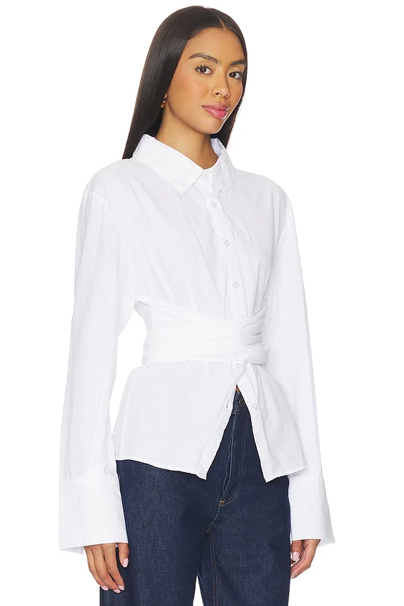 Teigan Cinched Button Shirt