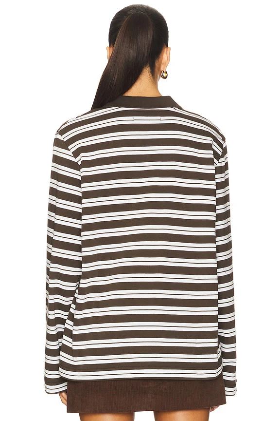 Sadover Longsleeve Polo Top