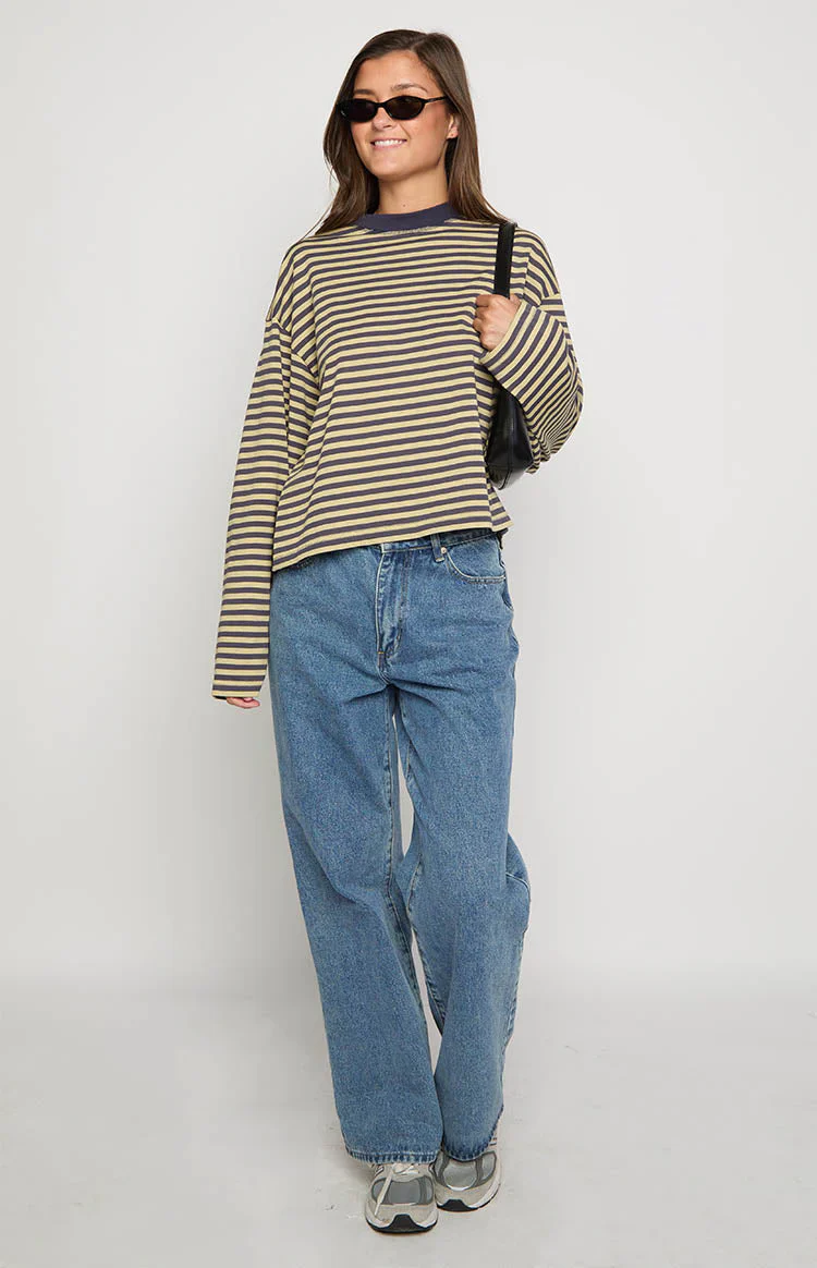 Lioness Bloom Beige Long Sleeve Top