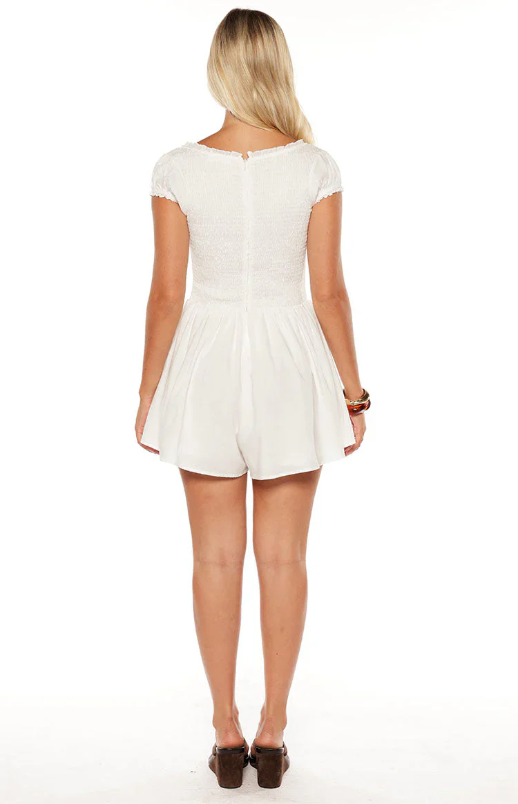 Raldo White Playsuit