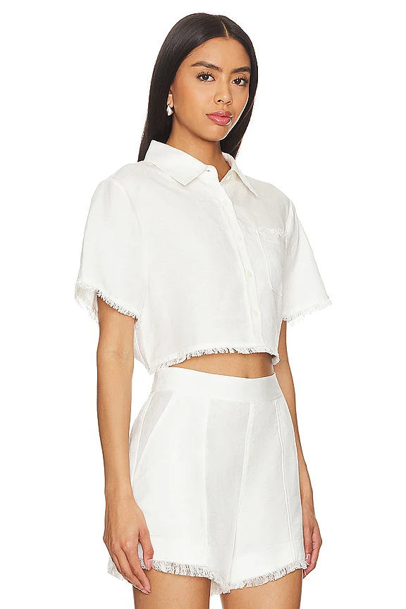 Solange Cropped Shirt
