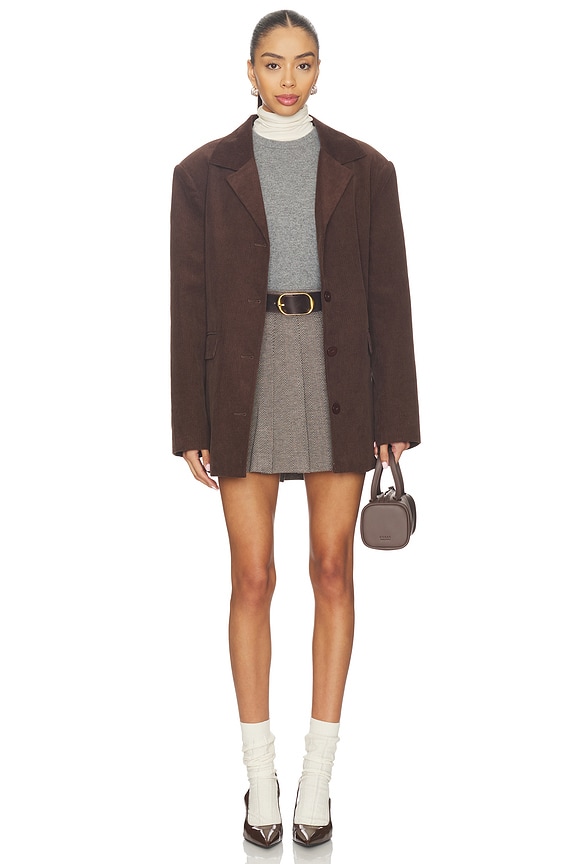 Irina Ponte Pleated Mini Skirt