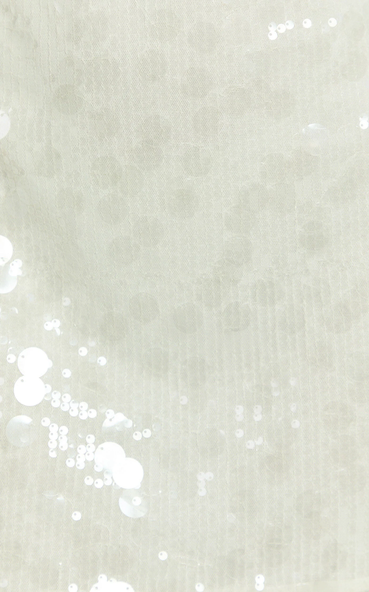 Lucy Mini Skirt - Large Circle Sequin Skirt in Clear