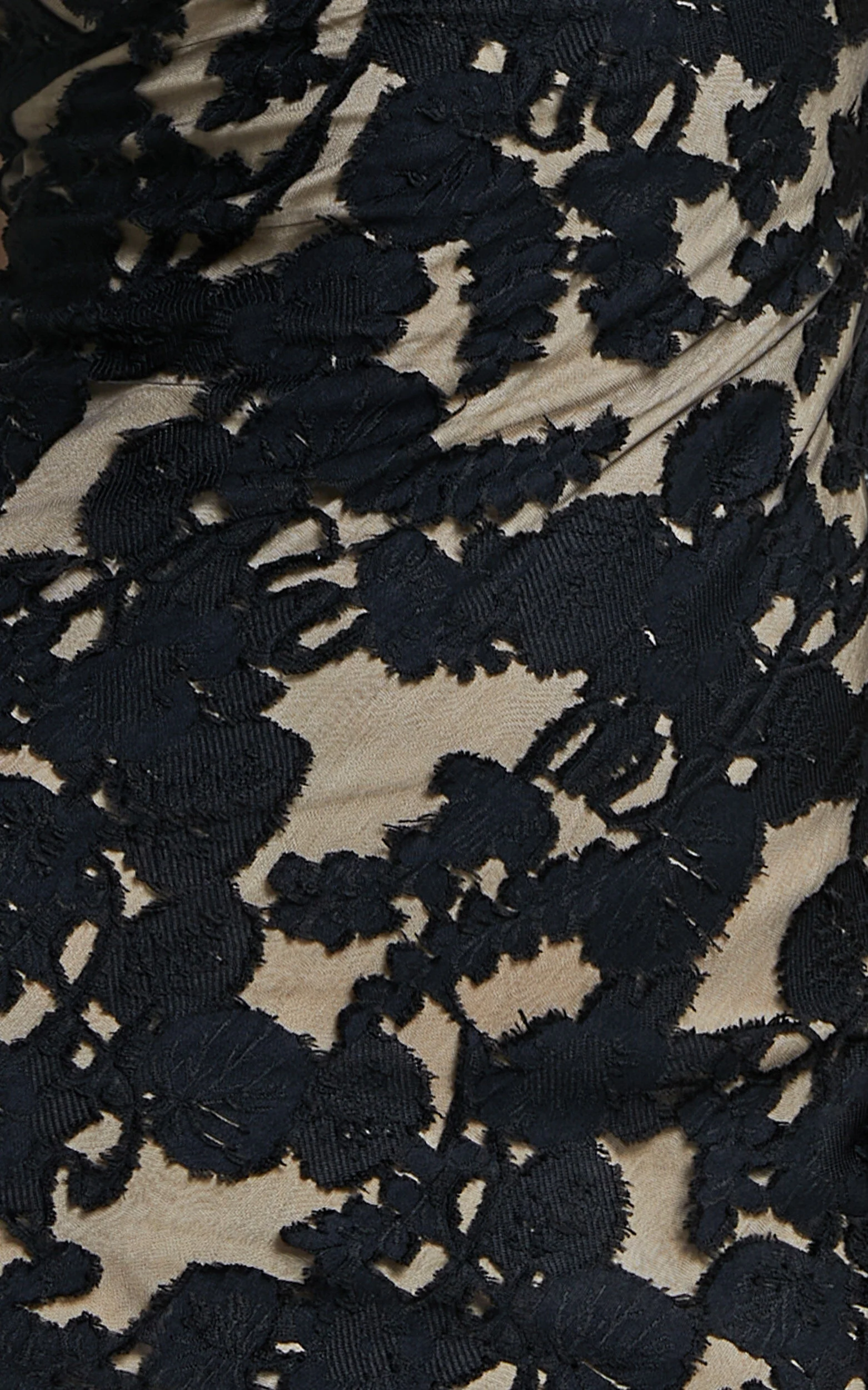 Zymae Midi Dress - Deep V Neck Lace Slip Dress in Black