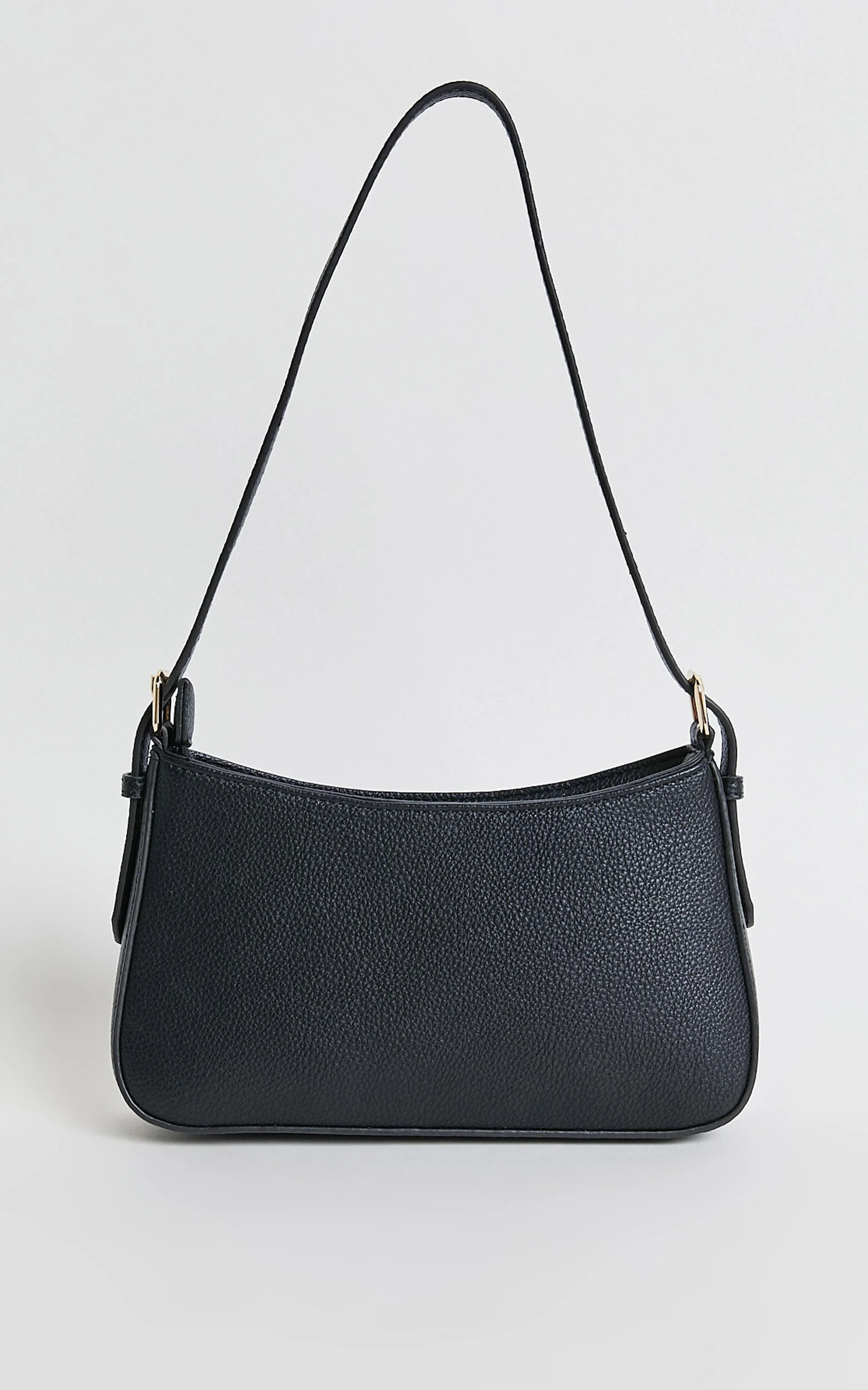 Peta and Jain - Lilu Shoulder Bag in Black Pebble/Gold