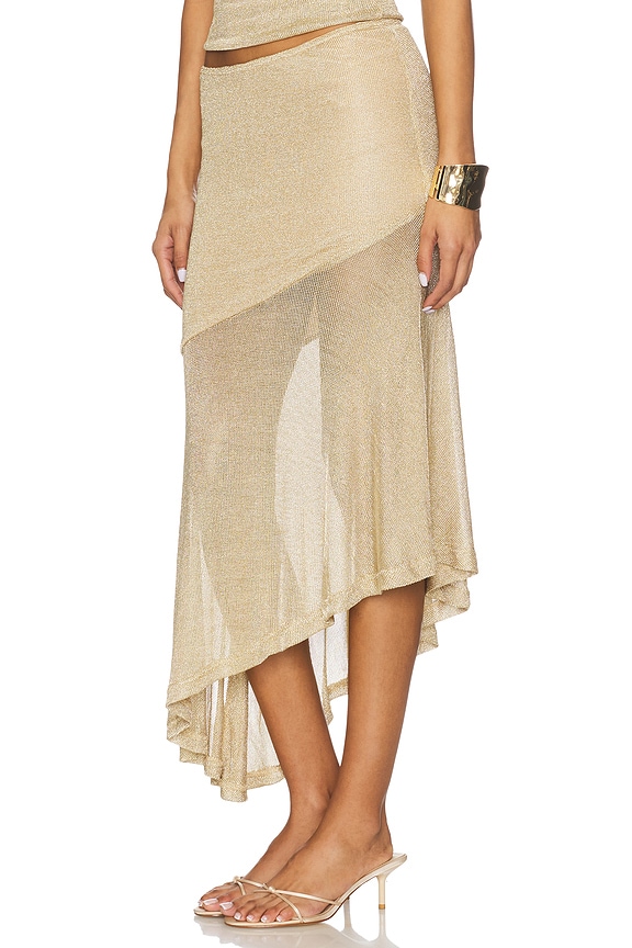 Elaine Flounce Midi Skirt