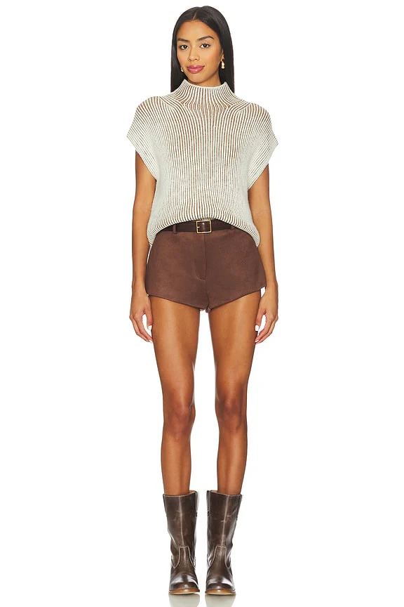 Lauren Plated Knit Tank Top