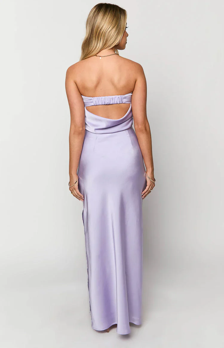 Genevieve Lilac Maxi Skirt