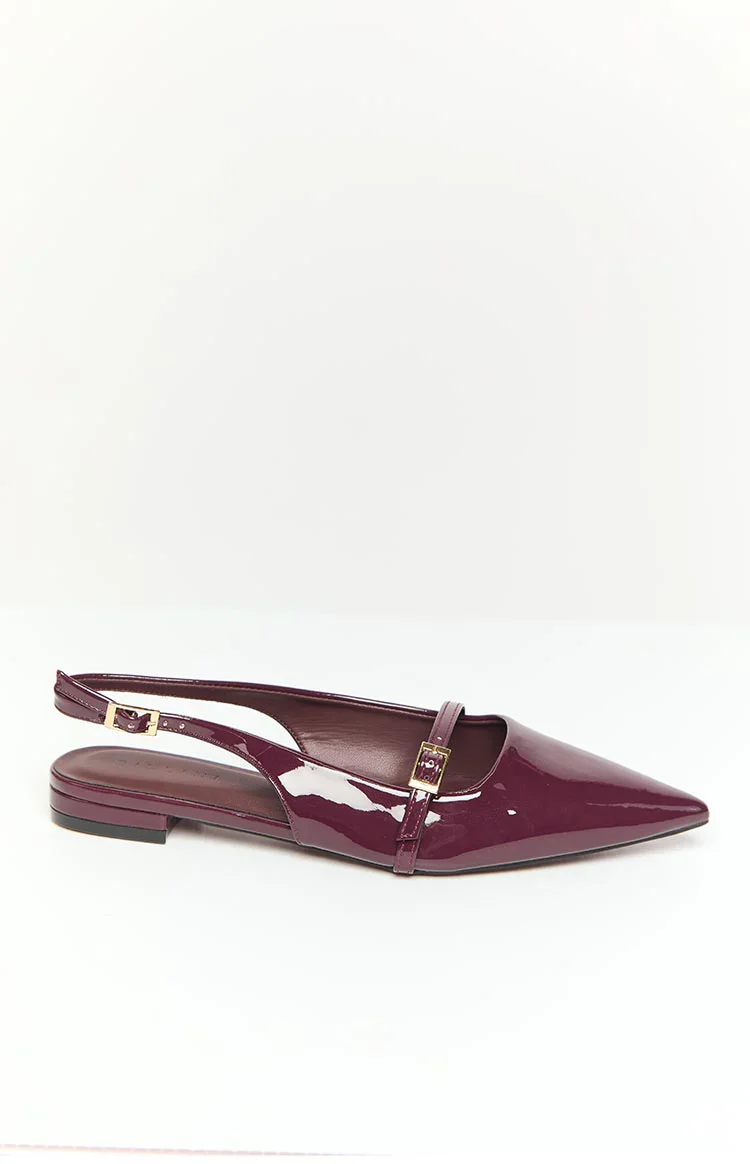 Billini Ilie Mulberry Patent Mules