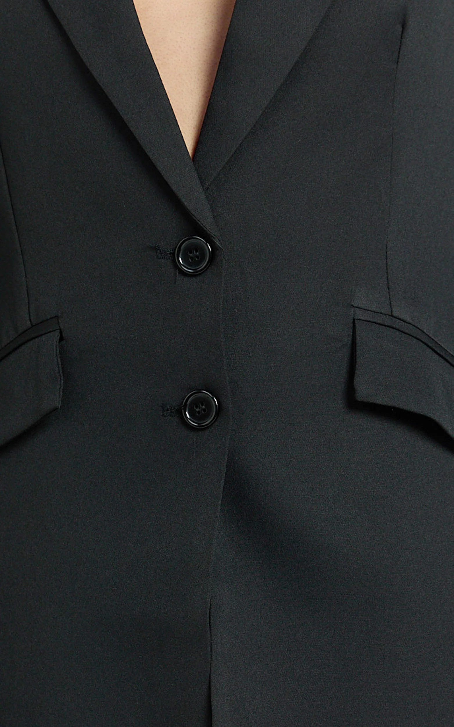 Nola Blazer - Structured Single Breast Blazer in Black