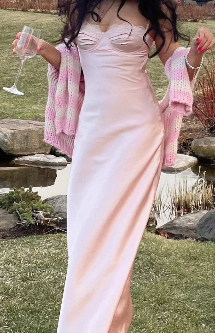 Kynlee Pink Maxi Dress