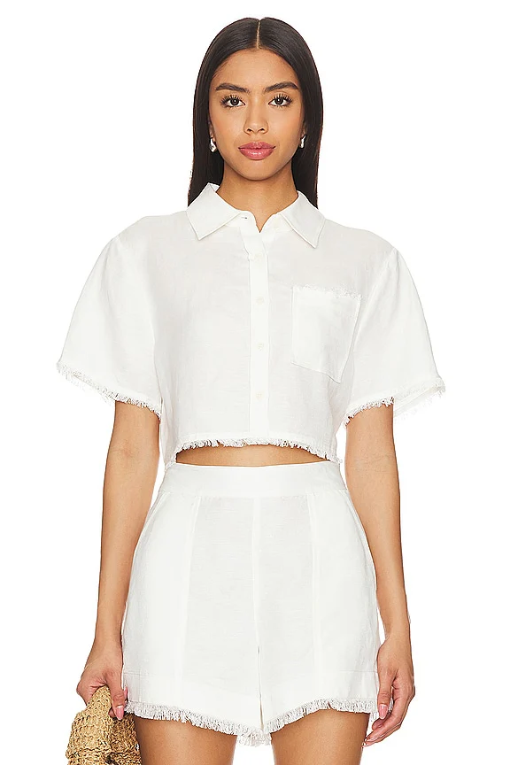 Solange Cropped Shirt