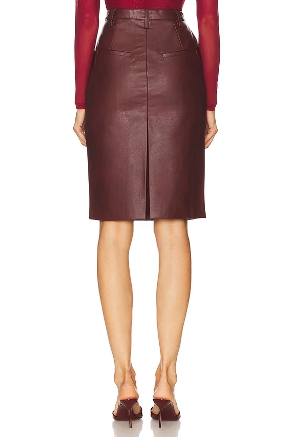 Phenix Faux Leather Skirt