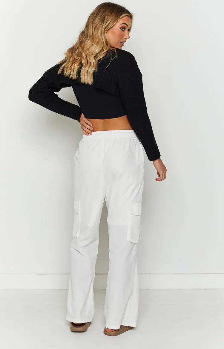 Briar White Cargo Pants