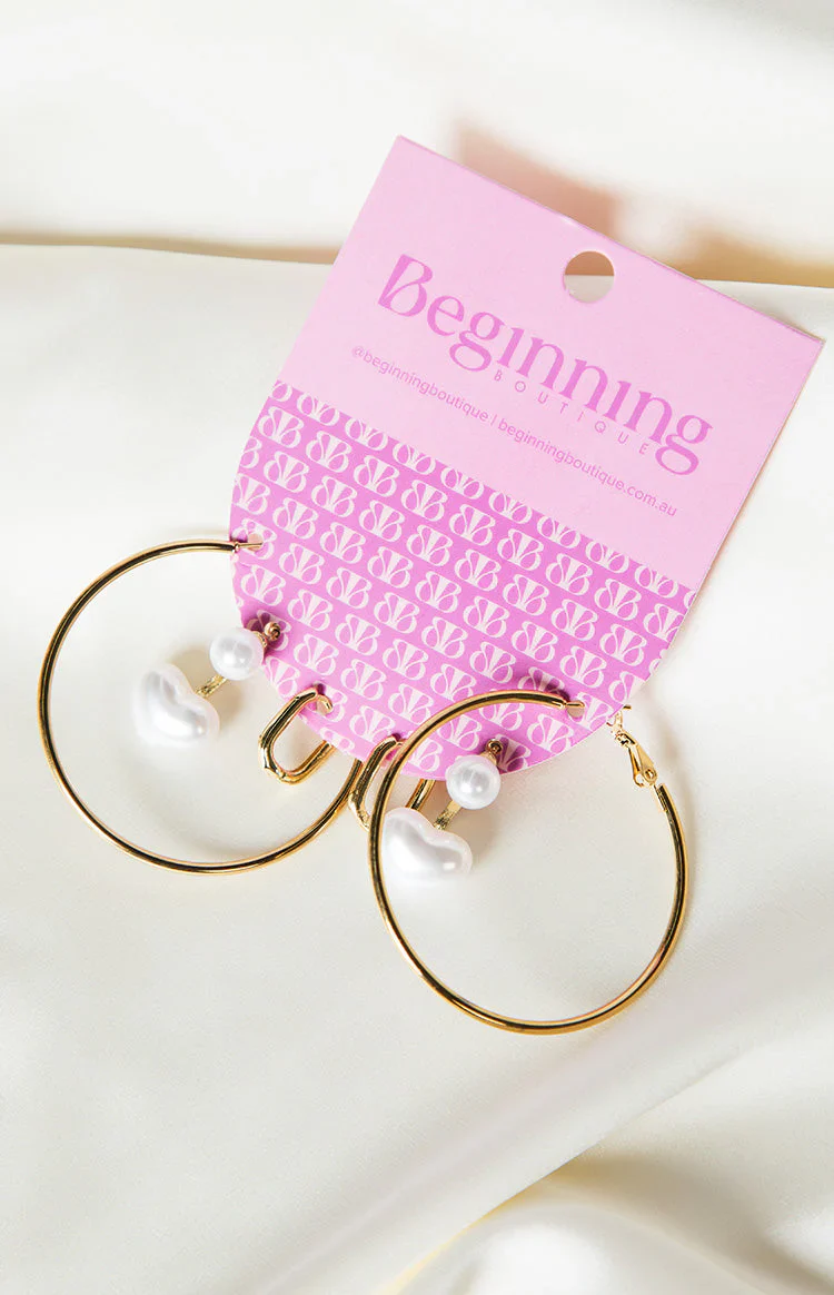 Luxe Lattice Gold Hoop Earrings 3 Pack