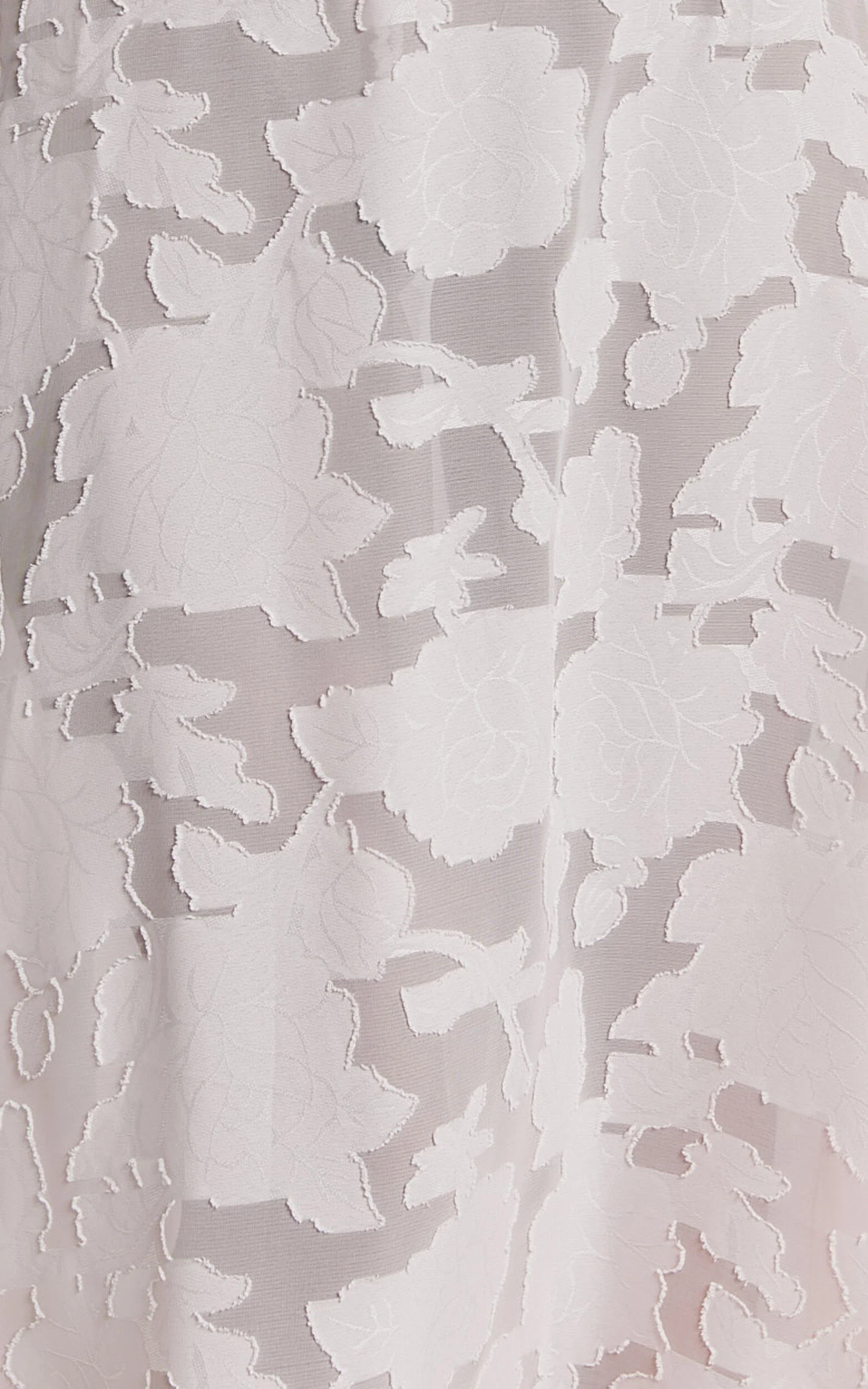 Lily Maxi Dress - Sheer Jacquard Maxi Dress in Pink