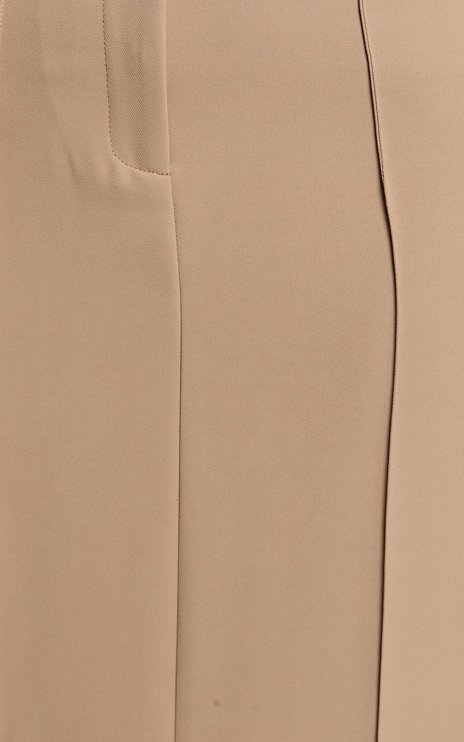 Stella Maxi Skirt - High Waisted Pencil Skirt in Tan