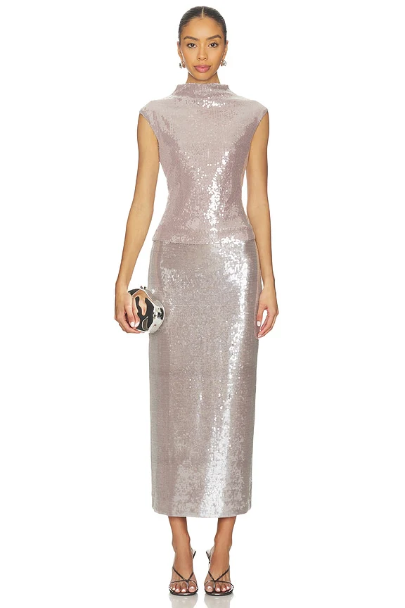 Belinda Sequin Skirt