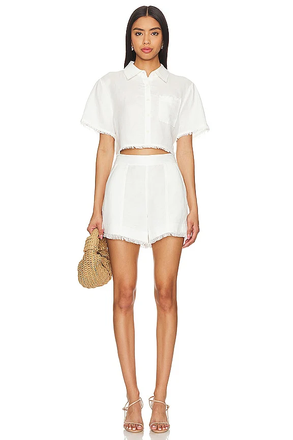 Solange Cropped Shirt